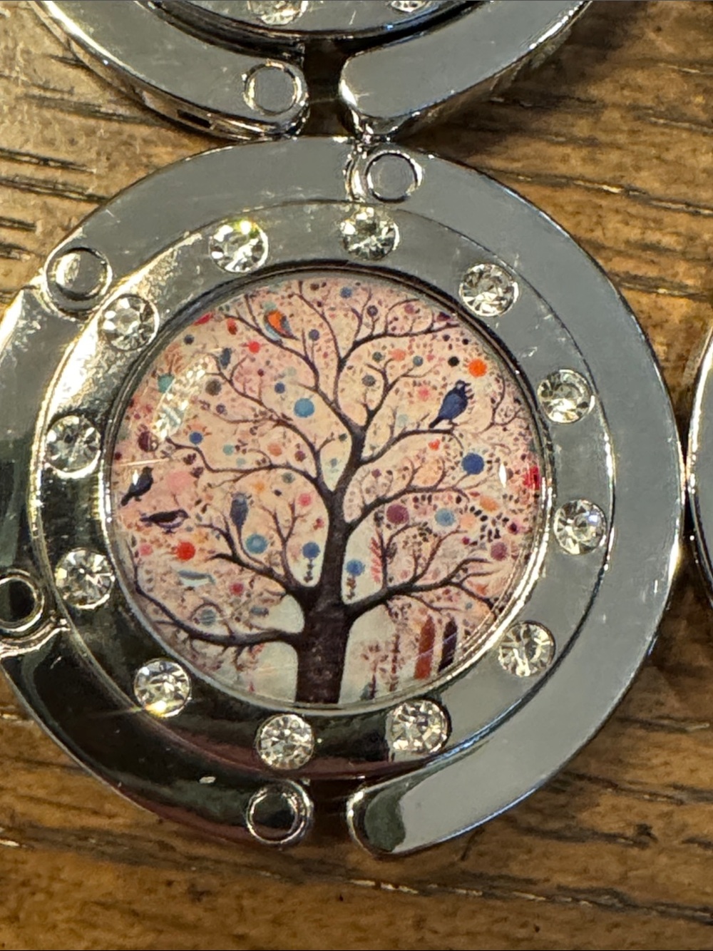 Purse Hooks - Colorful Tree Hooks In Orange, Blue, Yellow  No pink or white sky - Picture 7 of 9